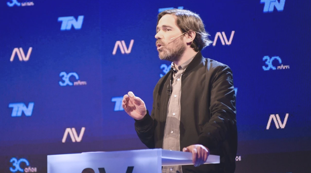 Nicolás Del Caño en el debate. Foto (Noticias Argentinas)